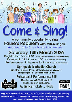 Come & Sing Concert